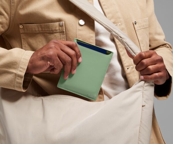 Passport Wallet in Sea Green - Image 3