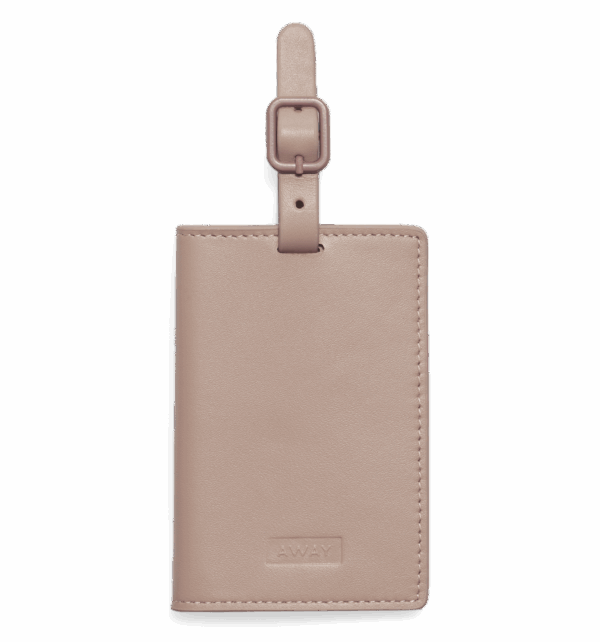 Aluminum Luggage Tag in Rose Gold Standard