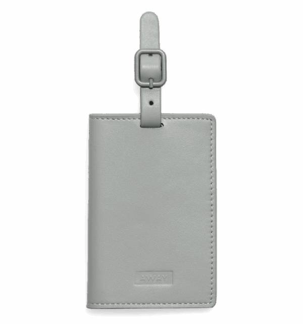 Aluminum Luggage Tag in Silver Standard