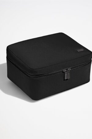 The Cosmetics Bag in Jet Black