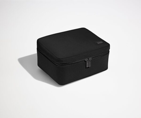 The Cosmetics Bag in Jet Black