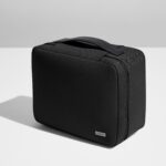 The Cosmetics Bag in Jet Black