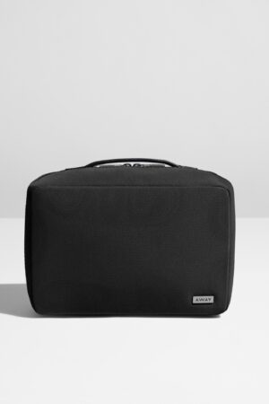 The Small Toiletry Bag in Jet Black