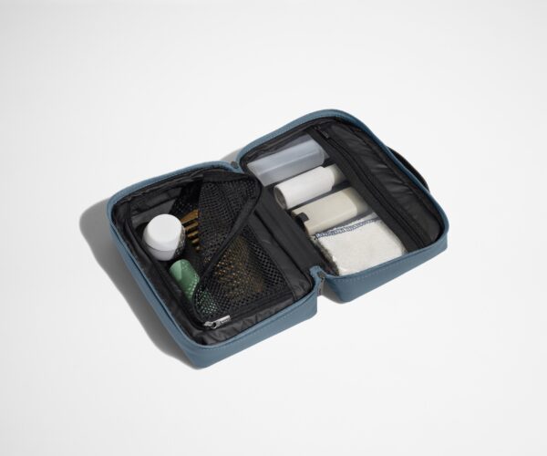 The Small Toiletry Bag in Coast Blue - Image 2