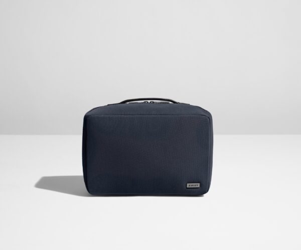 The Small Toiletry Bag in Navy Blue