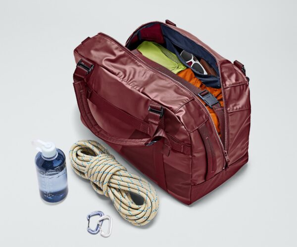 Active Duffle 55L in Burgundy Red - Image 3