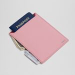 Passport Wallet in Flamingo Pink