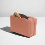 The Small Toiletry Bag in Clay Pink